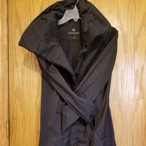Light weight hooded rain jacket/car coat